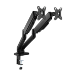 Sbox LCD-S024-2 17"-32" dönthető, forgatható asztali dual monitor tartó konzol - Image 2