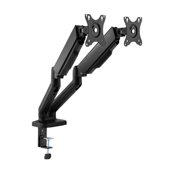 Sbox LCD-S024-2 17"-32" dönthető, forgatható asztali dual monitor tartó konzol - Image 2