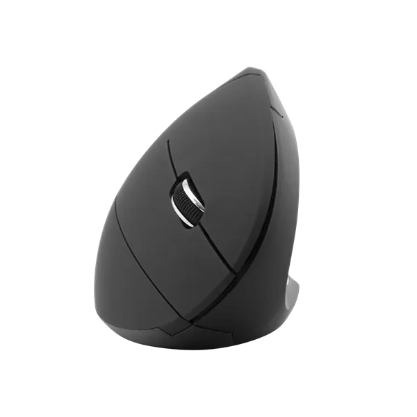 Sbox VM-065W 4D 2,4GHz fekete vezeték nélküli vertikális egér