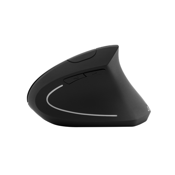 Sbox VM-065W 4D 2,4GHz fekete vezeték nélküli vertikális egér - Image 2