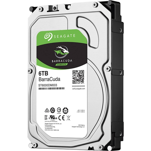 Seagate Barracuda 3,5" 6000GB belső SATA III 5400RPM 256MB winchester - Image 1