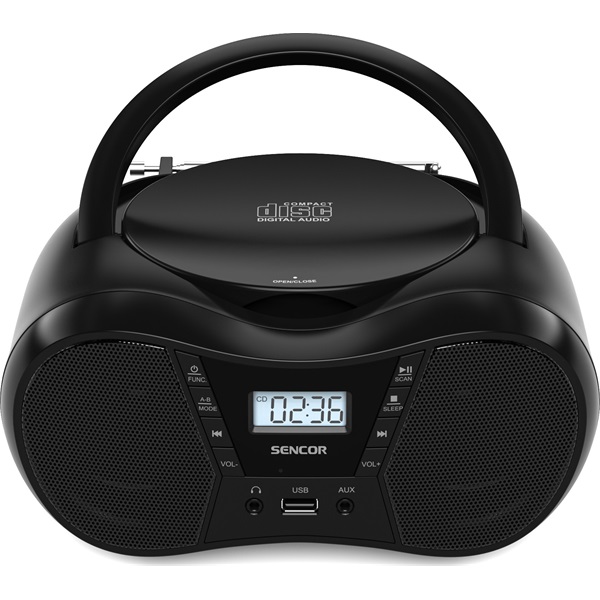 Sencor SPT 2300 BK FM/CD/MP3/USB/Bluetooth boombox - Image 1
