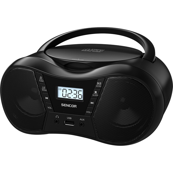 Sencor SPT 2300 BK FM/CD/MP3/USB/Bluetooth boombox - Image 2
