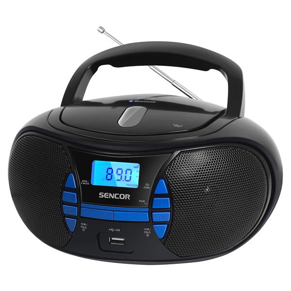 Sencor SPT 2700 BK CD/MP3/USB/Bluetooth fekete boombox - Image 1
