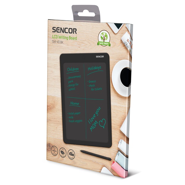 Sencor 57001202 SXP 040 BK LCD 14" fekete digitális rajztábla - Image 7