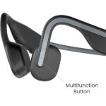 Shokz OpenMove csontvezetéses Bluetooth szürke Open-Ear Lifestyle sport fejhallgató - Image 5