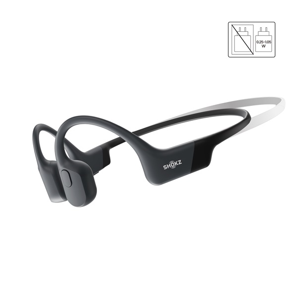 Shokz OpenRun Mini USB-C csontvezetéses Bluetooth fekete Open-Ear sport fejhallgató - Image 2