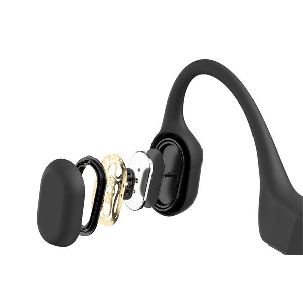 Shokz OpenRun USB-C csontvezetéses Bluetooth fekete Open-Ear sport fejhallgató - Image 4