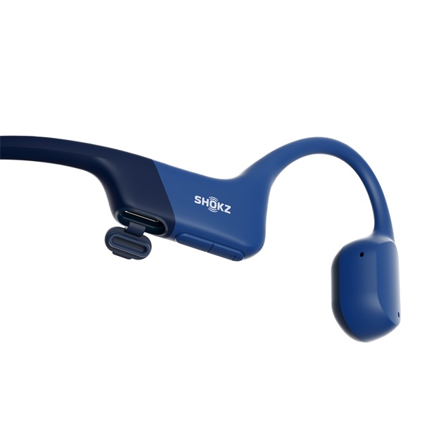 Shokz OpenRun USB-C csontvezetéses Bluetooth kék Open-Ear sport fejhallgató - Image 5