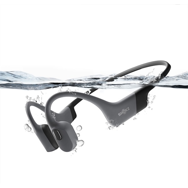 Shokz OpenSwim Pro USB-C csontvezetéses Bluetooth szürke Open-Ear sport fejhallgató - Image 2