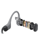 Shokz OpenSwim Pro USB-C csontvezetéses Bluetooth szürke Open-Ear sport fejhallgató - Image 5