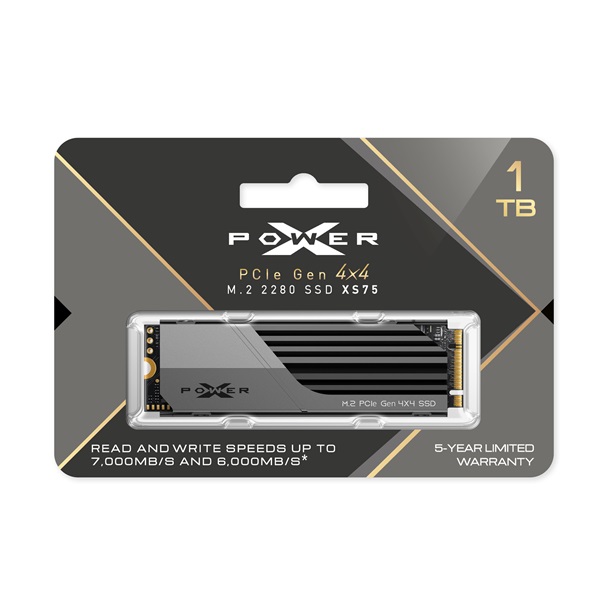 Silicon Power 1TB M.2 NVMe 2280 XS75 (SP01KGBP44XS75S5) SSD - Image 2