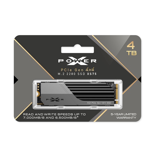 Silicon Power 4TB M.2 NVMe 2280 XS75 (SP04KGBP44XS75S5) SSD - Image 2