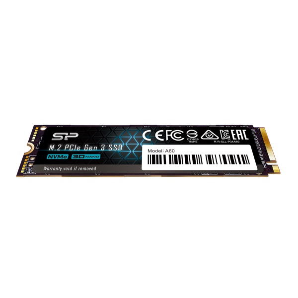 Silicon Power Ace A60 M.2 2280 NVMe Gen3x4 512GB fekete SSD - Image 3
