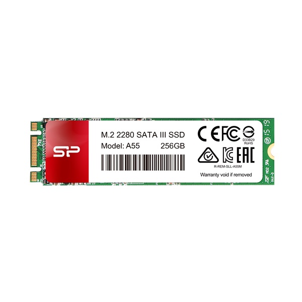 Silicon Power A55 256GB M.2 2280 SATA3 SSD - Image 1
