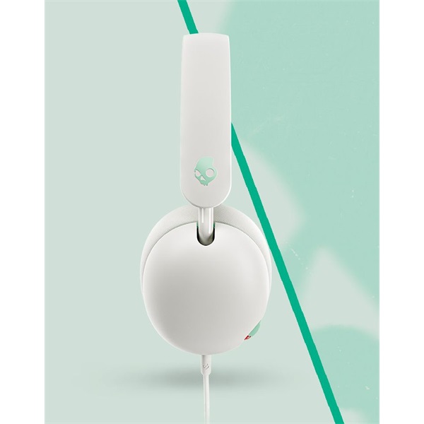 Skullcandy Grom csontfehér vezetékes mikrofonos gyerek fejhallgató - Image 3