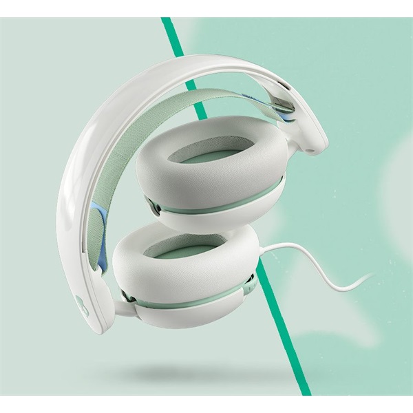 Skullcandy Grom csontfehér vezetékes mikrofonos gyerek fejhallgató - Image 4