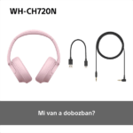 Sony WHCH720NP Bluetooth zajszűrős rózsaszín fejhallgató - Image 11