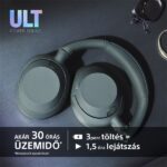 Sony WHULT900NB.CE7 ULT WEAR zajszűrős fekete Bluetooth fejhallgató - Image 7