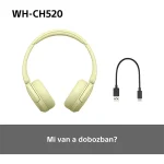 Sony WHCH520 Bluetooth Headset Yellow - Image 13
