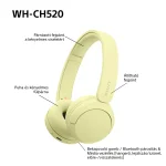 Sony WHCH520 Bluetooth Headset Yellow - Image 12