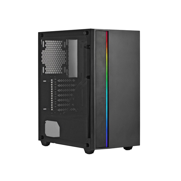 Spire SP-T7038GU3 fekete (táp nélküli) ablakos ATX ház - Image 1