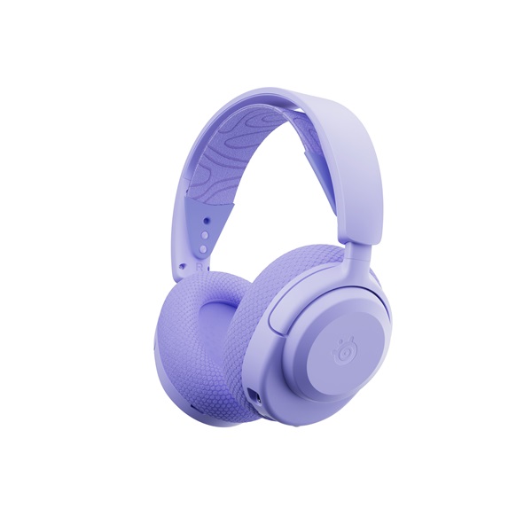 SteelSeries Arctis Nova 3X vezeték nélküli lila gamer headset - Image 3
