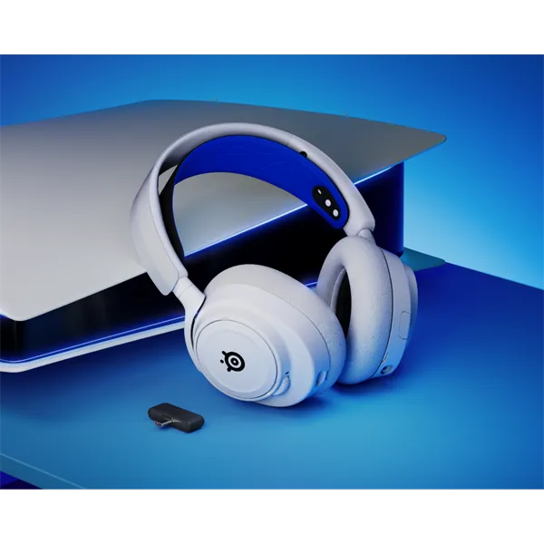 Steelseries Arctis Nova 7P Wireless Bluetooth Headset White - Image 9