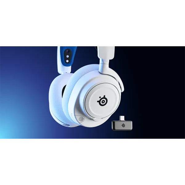 Steelseries Arctis Nova 7P Wireless Bluetooth Headset White - Image 10