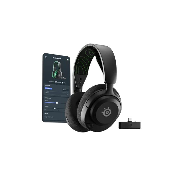 Steelseries Arctis Nova 5X Wireless Bluetooth Gaming Headset Black
