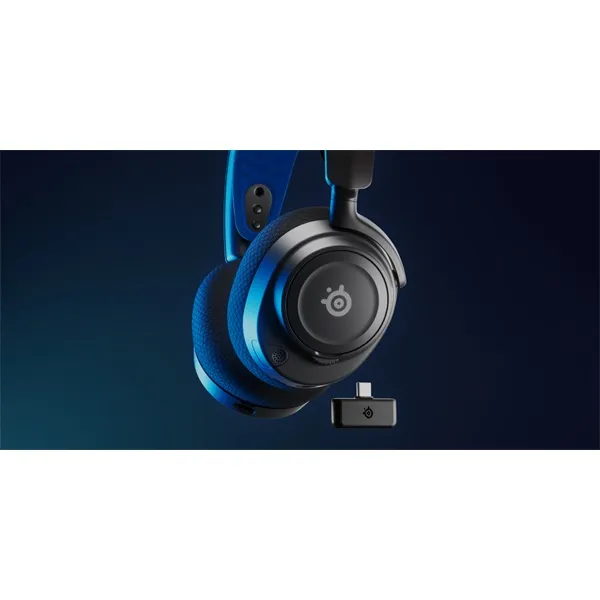 Steelseries Arctis Nova 7P vezeték nélküli kék-fekete gamer headset - Image 5