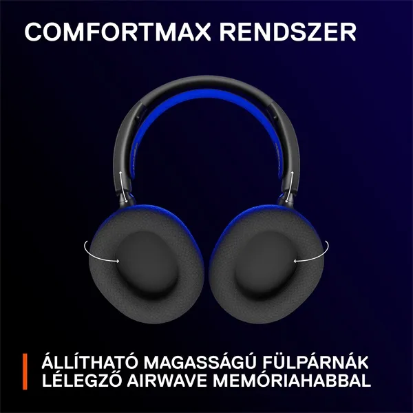 Steelseries Arctis Nova 7P vezeték nélküli kék-fekete gamer headset - Image 12