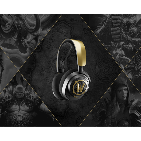 Steelseries Arctis Nova 7 WOW Edition vezeték nélküli fekete gamer headset - Image 6