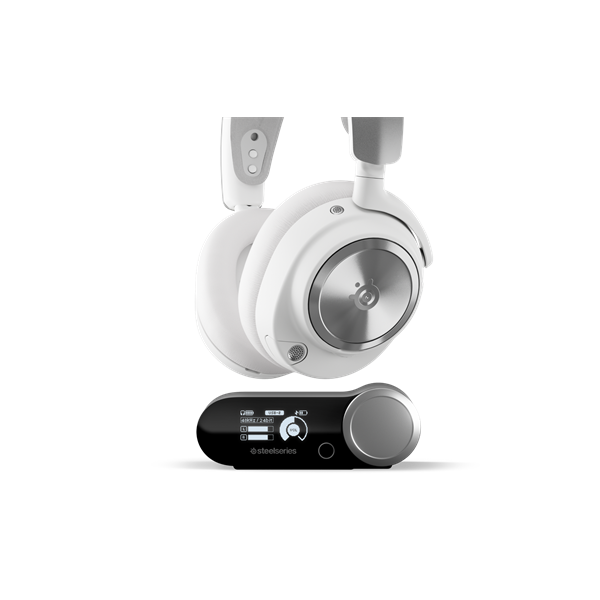 Steelseries Arctis Nova Pro Wireless Bluetooth Gaming fehér headset (Playstation) - Image 5