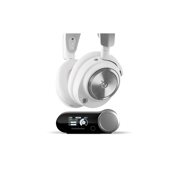 Steelseries Arctis Nova Pro Wireless Bluetooth Gaming Headset White (Playstation) - Image 4