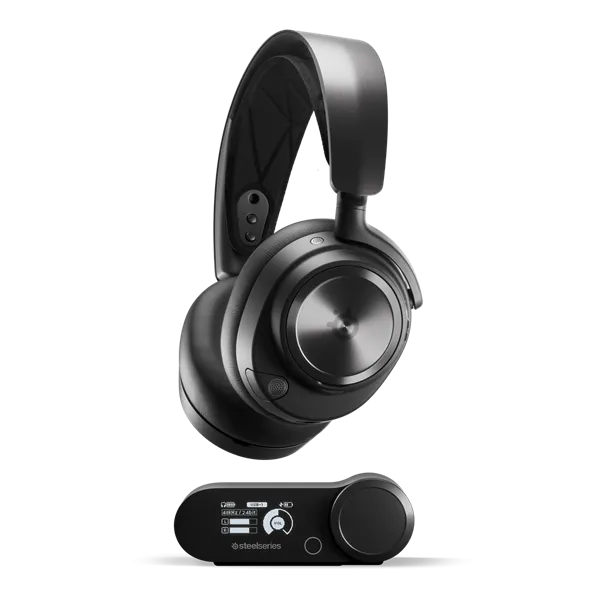 Steelseries Arctis Nova Pro vezeték nélküli fekete gamer headset - Image 1