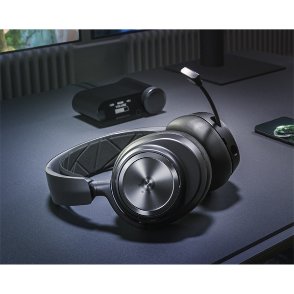 Steelseries Arctis Nova Pro vezeték nélküli fekete gamer headset - Image 5