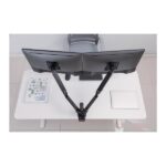 Stell SOS 2122 17"-32" kétkaros asztali monitor tartó konzol - Image 7