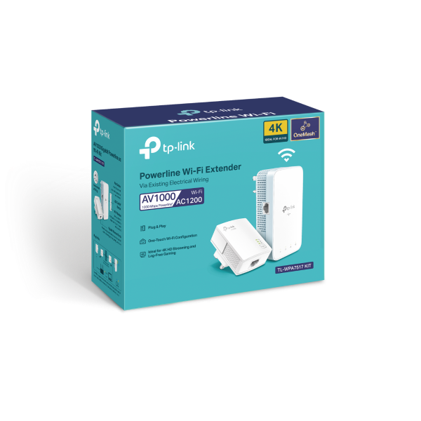 TP-Link TL-WPA7517 AV1000 Passthrough Powerline Wi-Fi KIT - Image 9