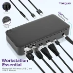 Targus Univerzális USB-C® DV4K dokkolóállomás (100W, 4K, 2 HDMI, 2 DisplayPort, 4x USB-A, 1x USB-C, Ethernet, audio) - Image 13