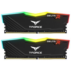 Teamgroup 32GB/3600MHz DDR-4 T-FORCE DELTA RGB (Kit! 2db 16GB) (TF3D432G3600HC18JDC01) memória