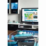 Thomson 132699 ROC3506 4 az 1-ben fekete multimédiás vezeték nélküli érintőpados LG Smart TV billentyűzet - Image 2