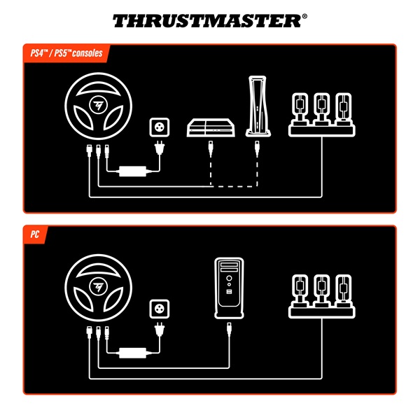 Thrustmaster 4160869 T248R PC/PS4/PS5 kormány + pedál - Image 16