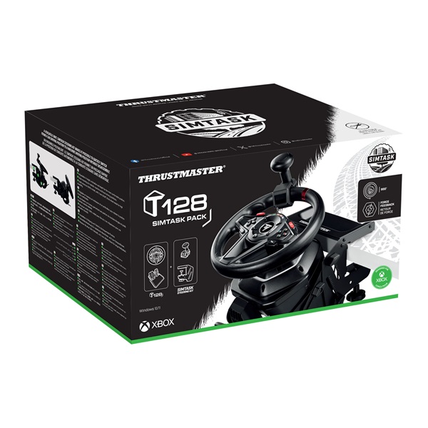 Thrustmaster 4460264 T128 Simtask Pack Xbox One/Series/PC kormány + Steering Kit rögzítőrendszer + pedál - Image 8