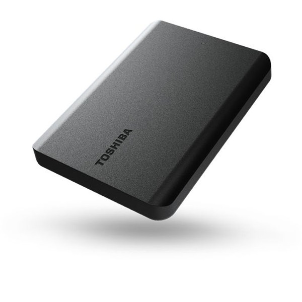 Toshiba 2.5" 4TB Canvio Basics (USB3.0; ~5Gbps; NTFS/HFS+; matt) fekete külső winchester - Image 1