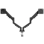 Tracer Double ArmFlex 13"-32" VESA (75x75, 100x100) Max 9 Kg fekete monitor tartó konzol - Image 2