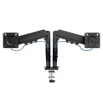 Tracer Double ArmFlex 13"-32" VESA (75x75, 100x100) Max 9 Kg fekete monitor tartó konzol - Image 3