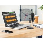 Tracer TRAMIC46788 Premium Pro USB fekete kondenzációs mikrofon POP szűrővel - Image 7