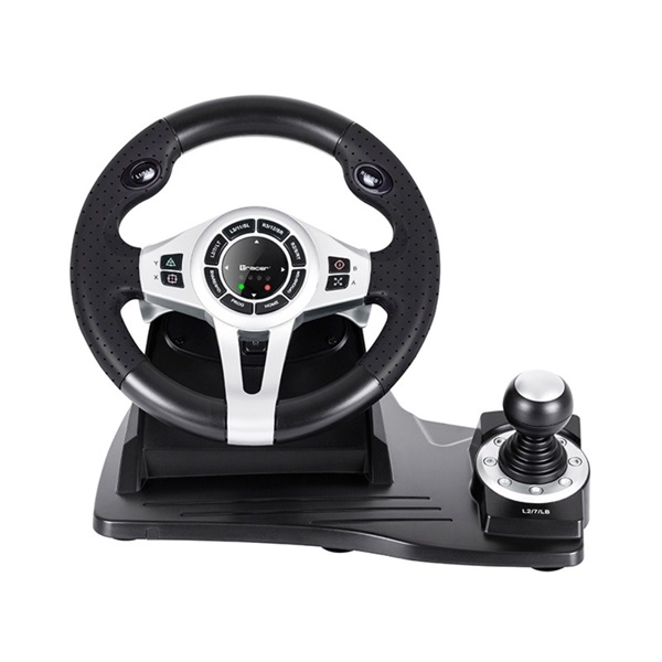 Tracer TRAJOY46524 Roadster 4in1 PC/PS3/PS4/Xbox/One/Nintendo Switch fekete-ezüst gamer kormány - Image 5