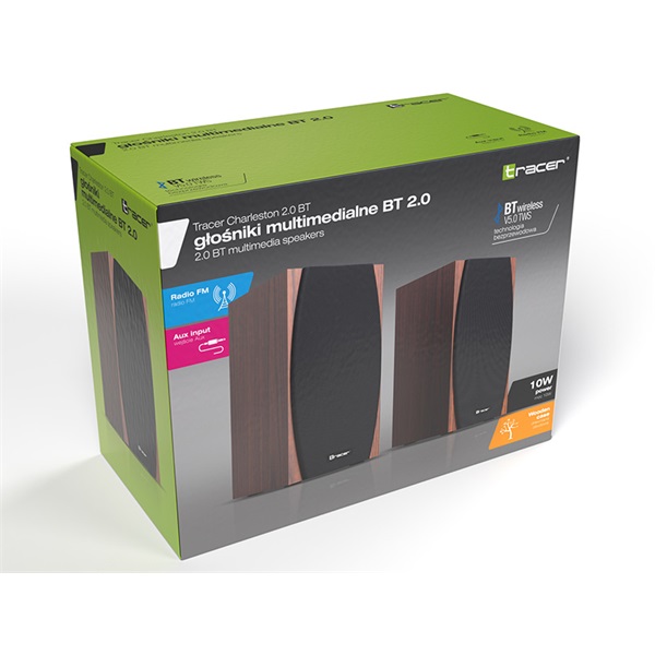 Tracer TRAGLO47194 Charleston tömör fa asztali 2.0 hangszóró - Image 6